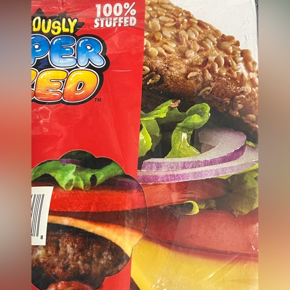 Cheeseburger Pillow Squishy Food plush super sized stuffed burger fun funny - Picture 5 of 5